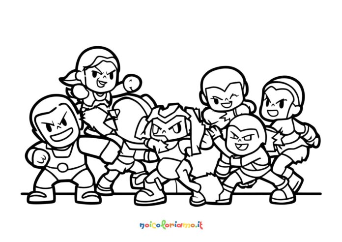 Brawl Stars da colorare