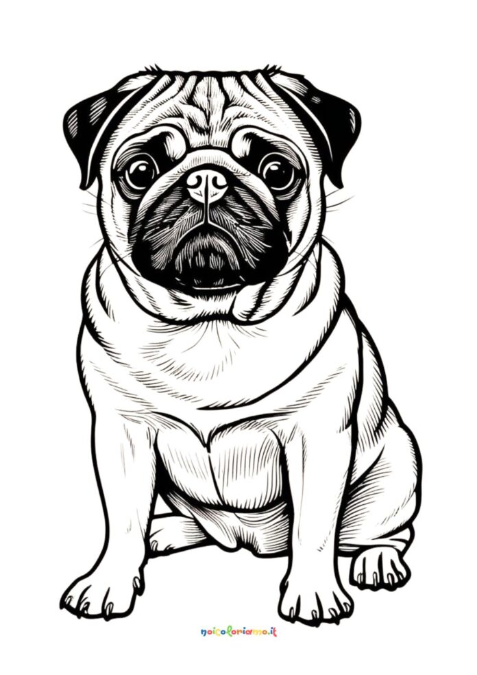 Carlino da colorare
