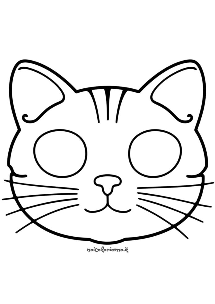 Gattino da riempire di colore