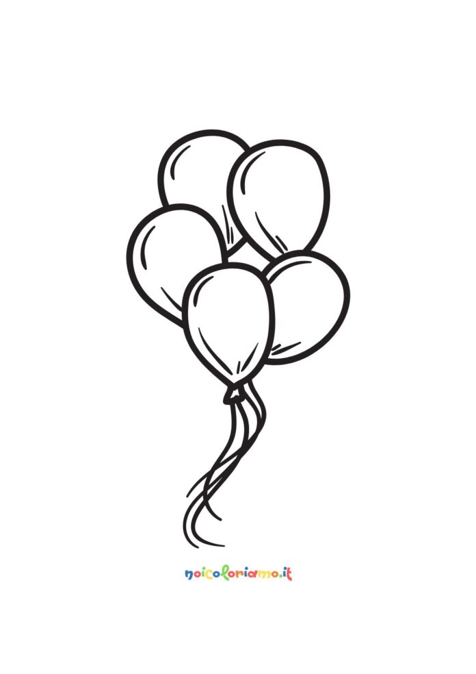 Palloncini da colorare