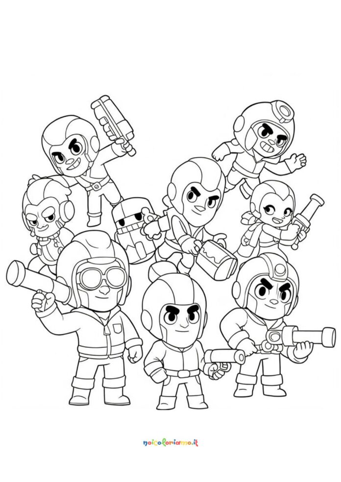 Personaggi alla Brawl Stars