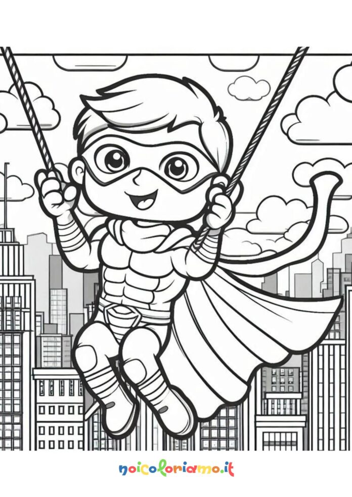Spiderman coloring page