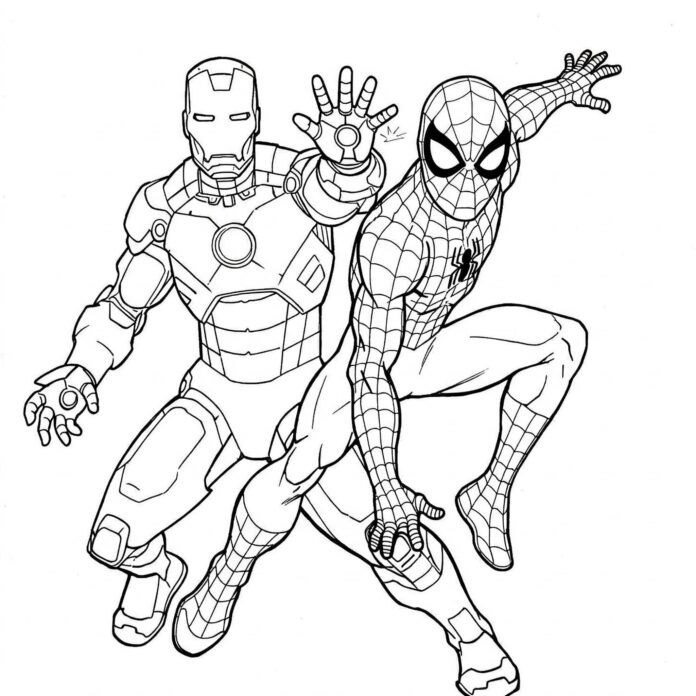 Iron man spiderman