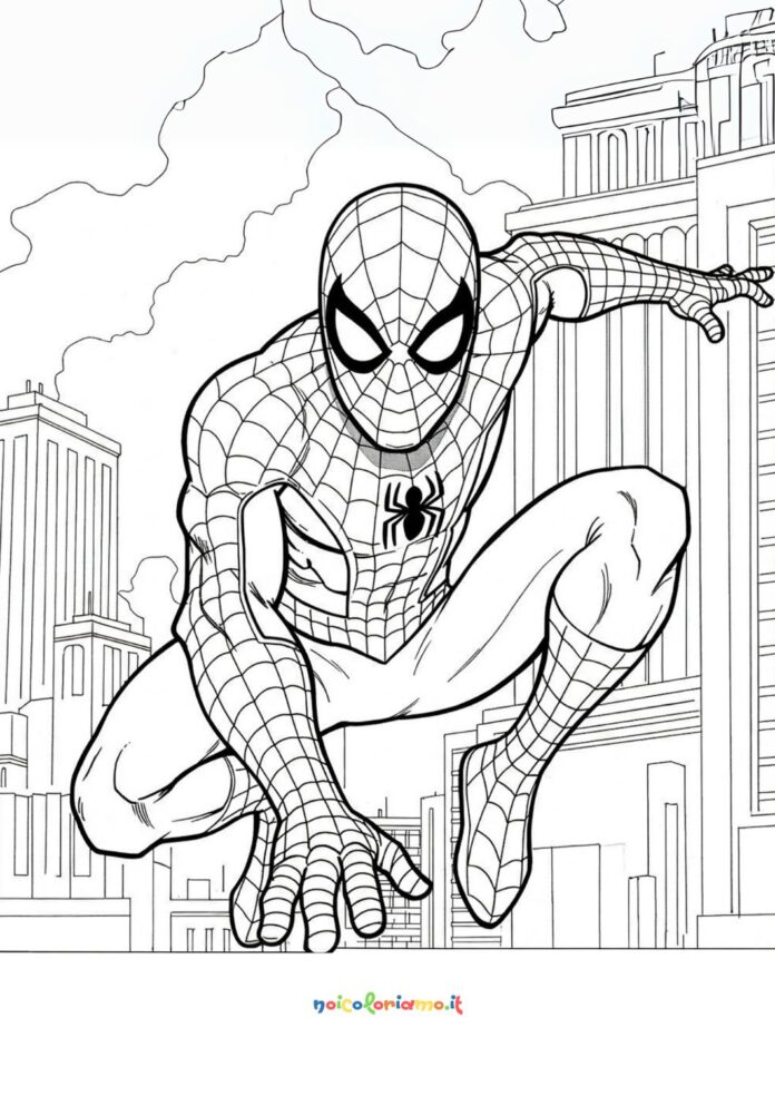 Spiderman con palazzo