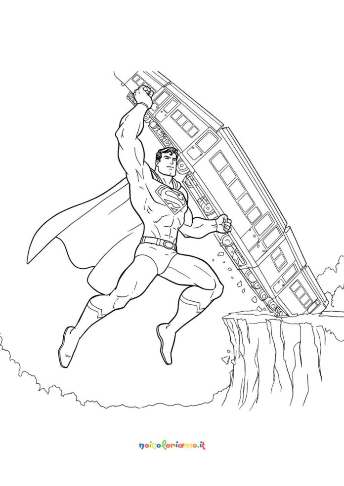 Superman salva un treno