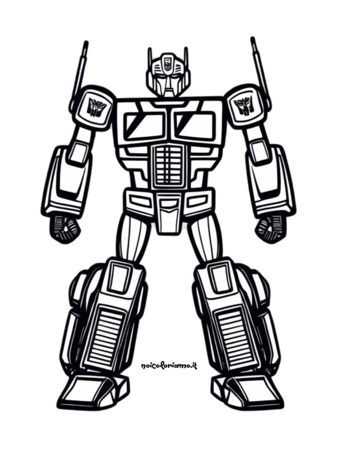 Transformers da colorare