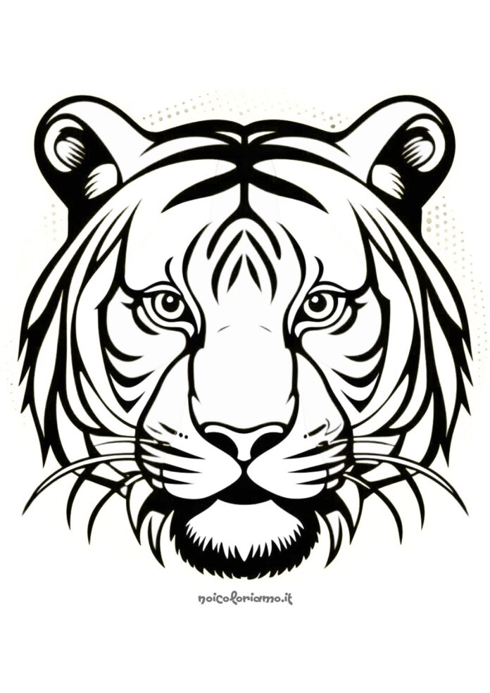 Bold and Easy Tigre da colorare